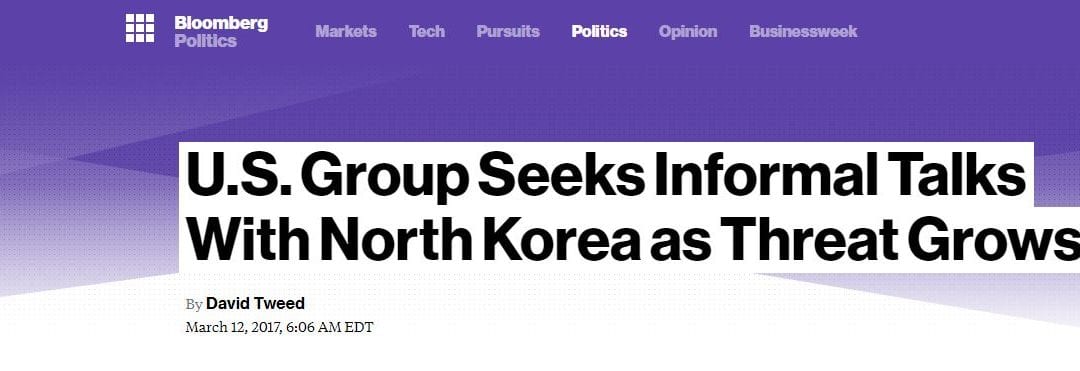 Ambassador Joseph DeTrani: US Group Seeks Informal Talks With North Korea as Threat Grows