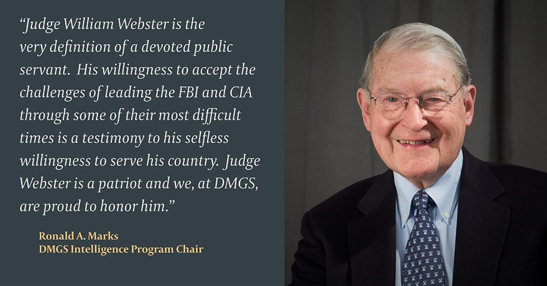 Ronald Marks: Tribute to Honorable William H. Webster